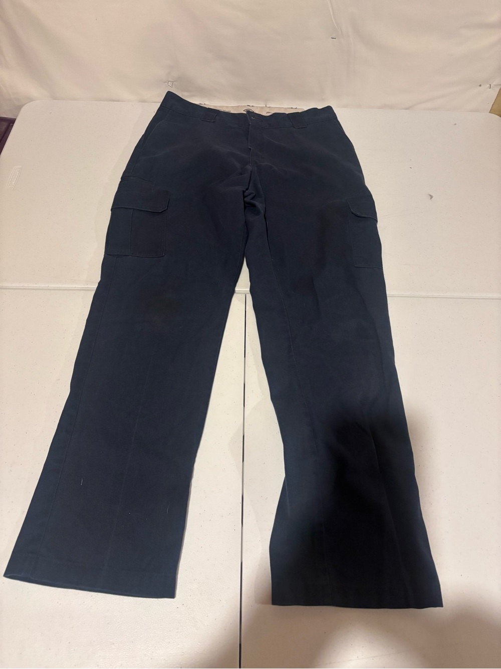 Dickies Men’s Size 34x34 Classic Fit Navy Blue Straight Leg Chino Work Pants